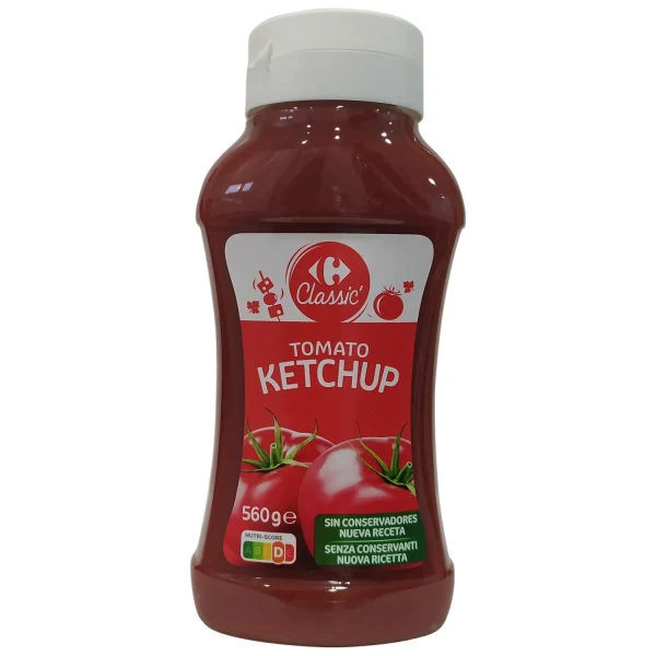 Kétchup Classic Carrefour envase 560g