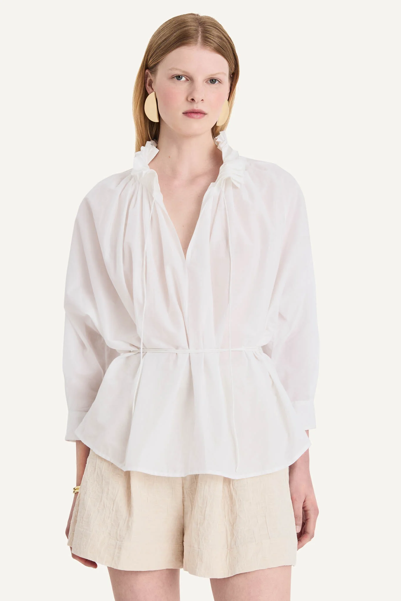 summer outfits for women — Merlette Shore Top in White