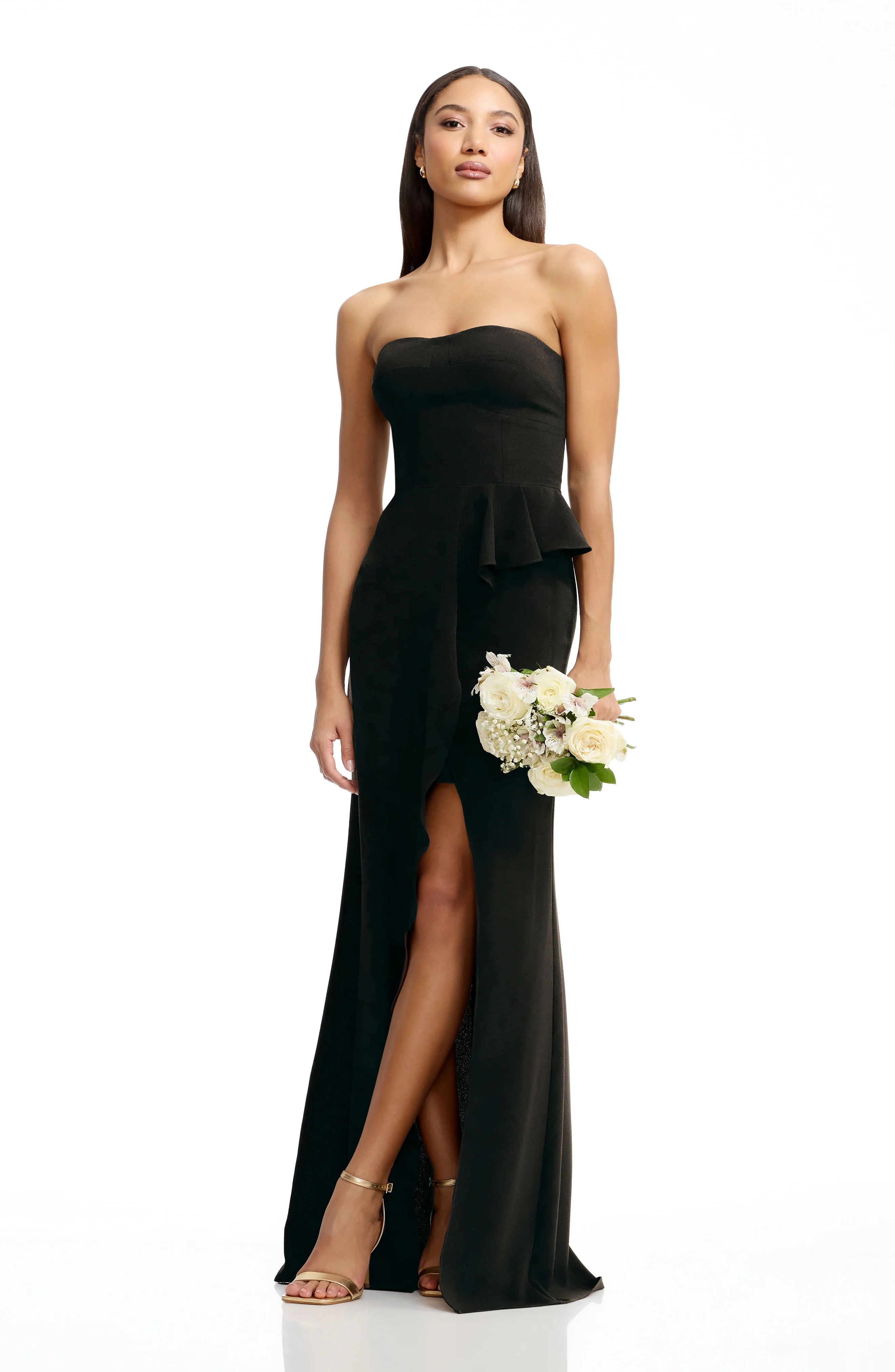 black wedding guest dress — Dress The Population Kai Gown