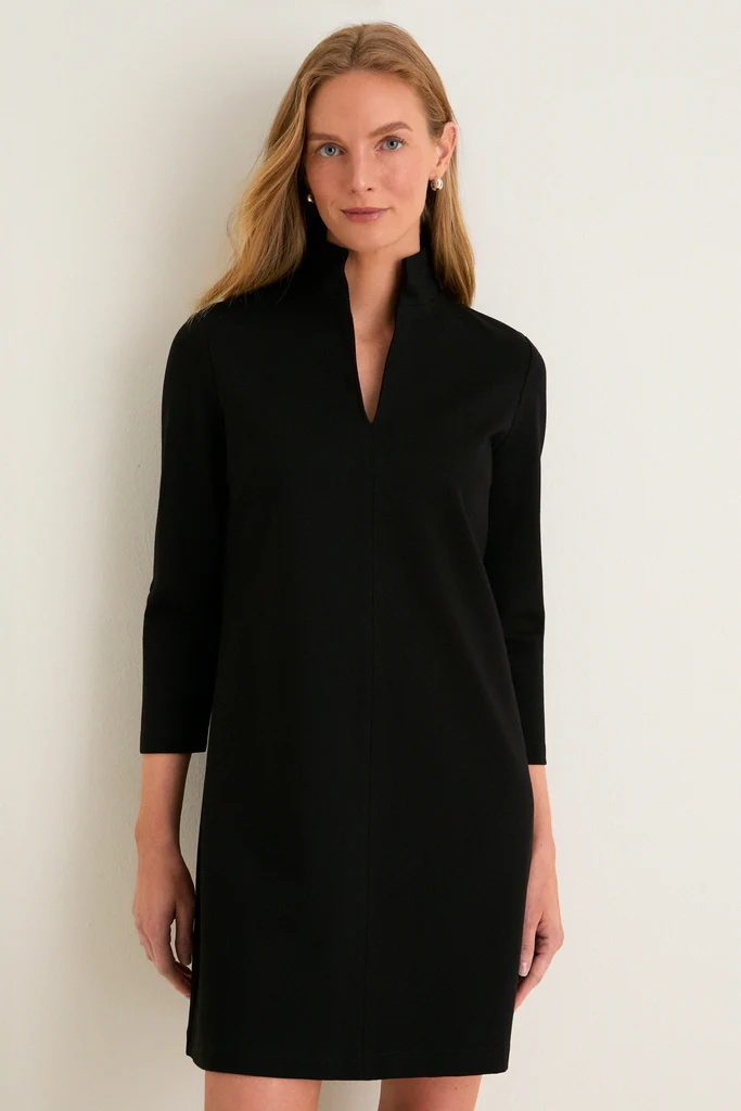 little black dresses — Tuckernuck Black Ponte Clifton Dress