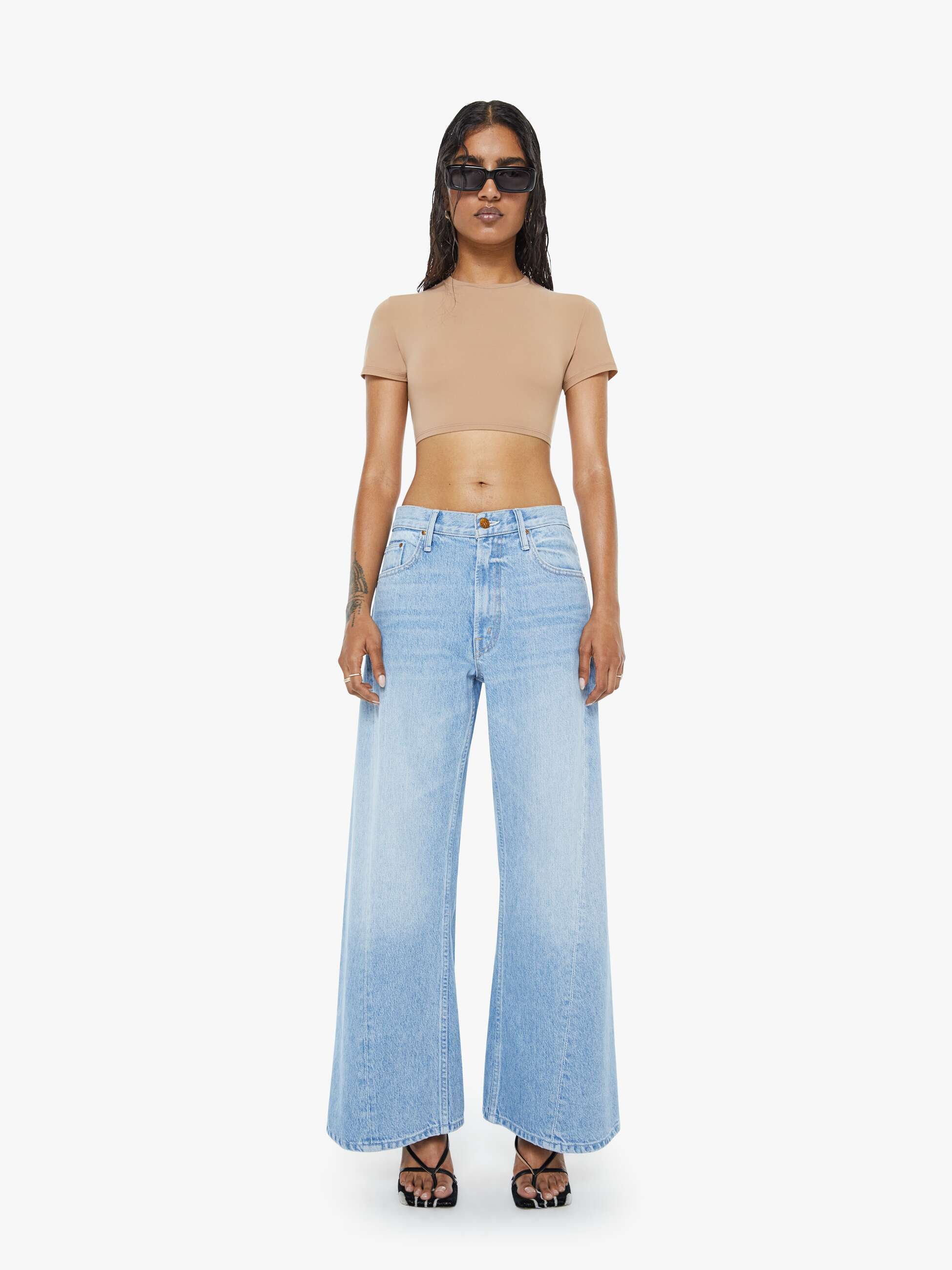 70 degree weather outfit — Mother PETITES The Lil Lemon Twist Sneak - Munchies