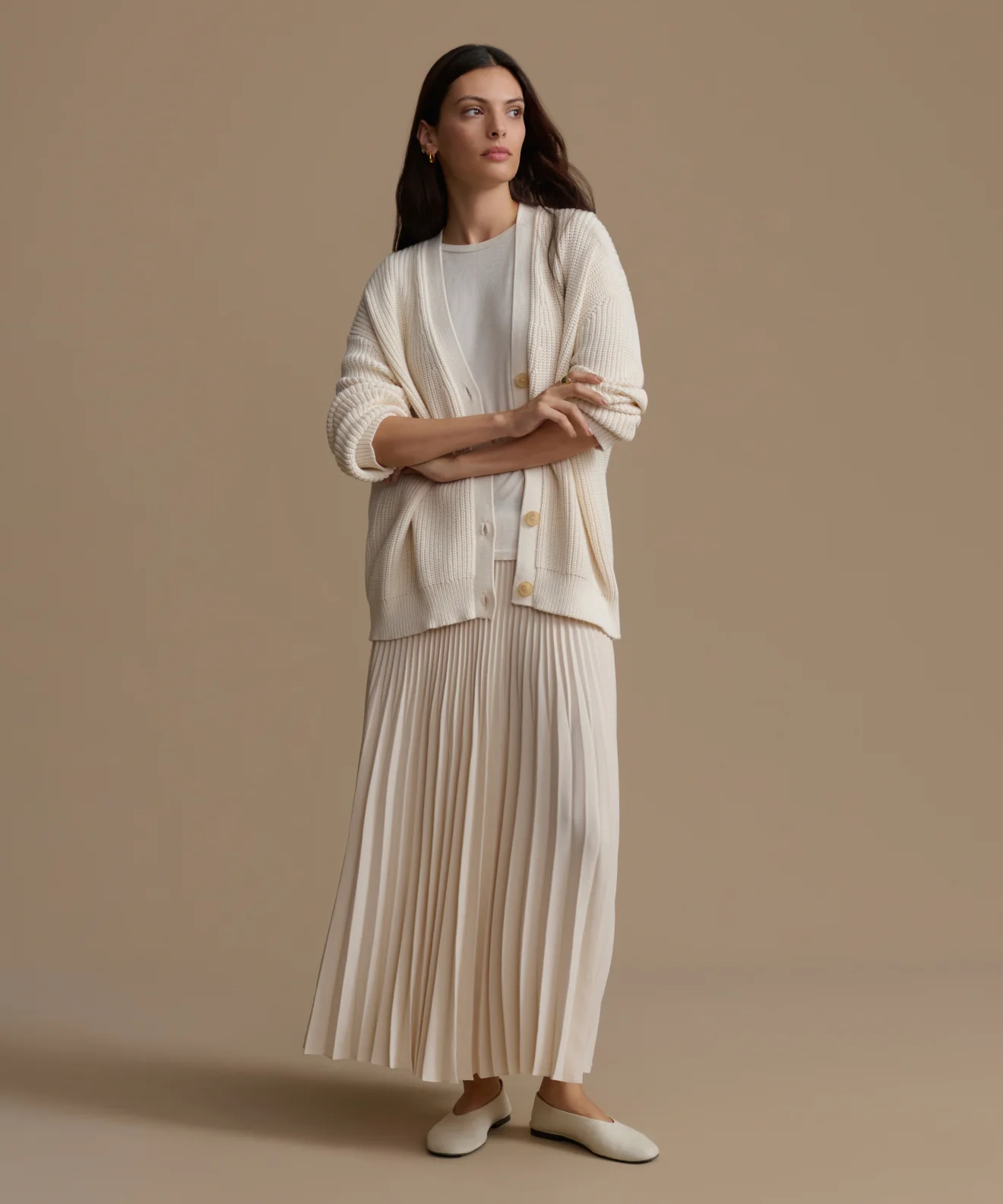 paris in the fall outfit — Jenni Kayne Pleated Skirt