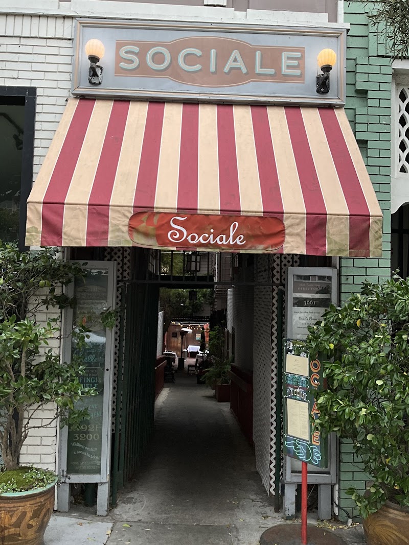 Exterior of Sociale - San Francisco