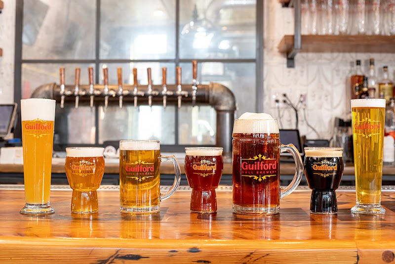 Exterior of Guilford Hall Brewery