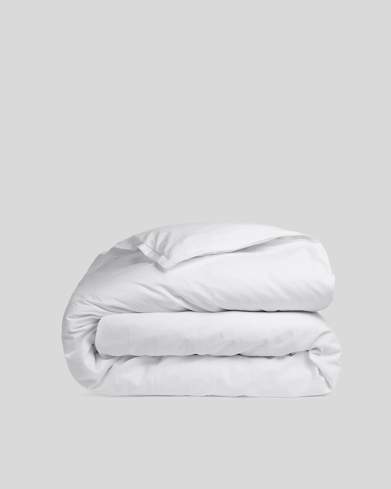 Percale Duvet Cover (White)