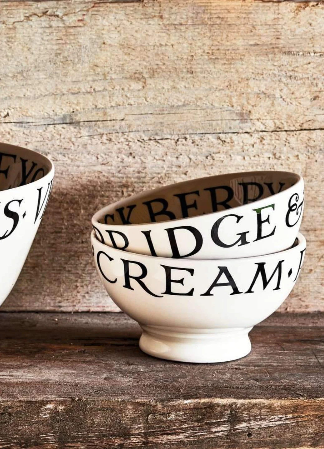 gifts for quilters — Emma Bridgewater Black Toast French Bowl