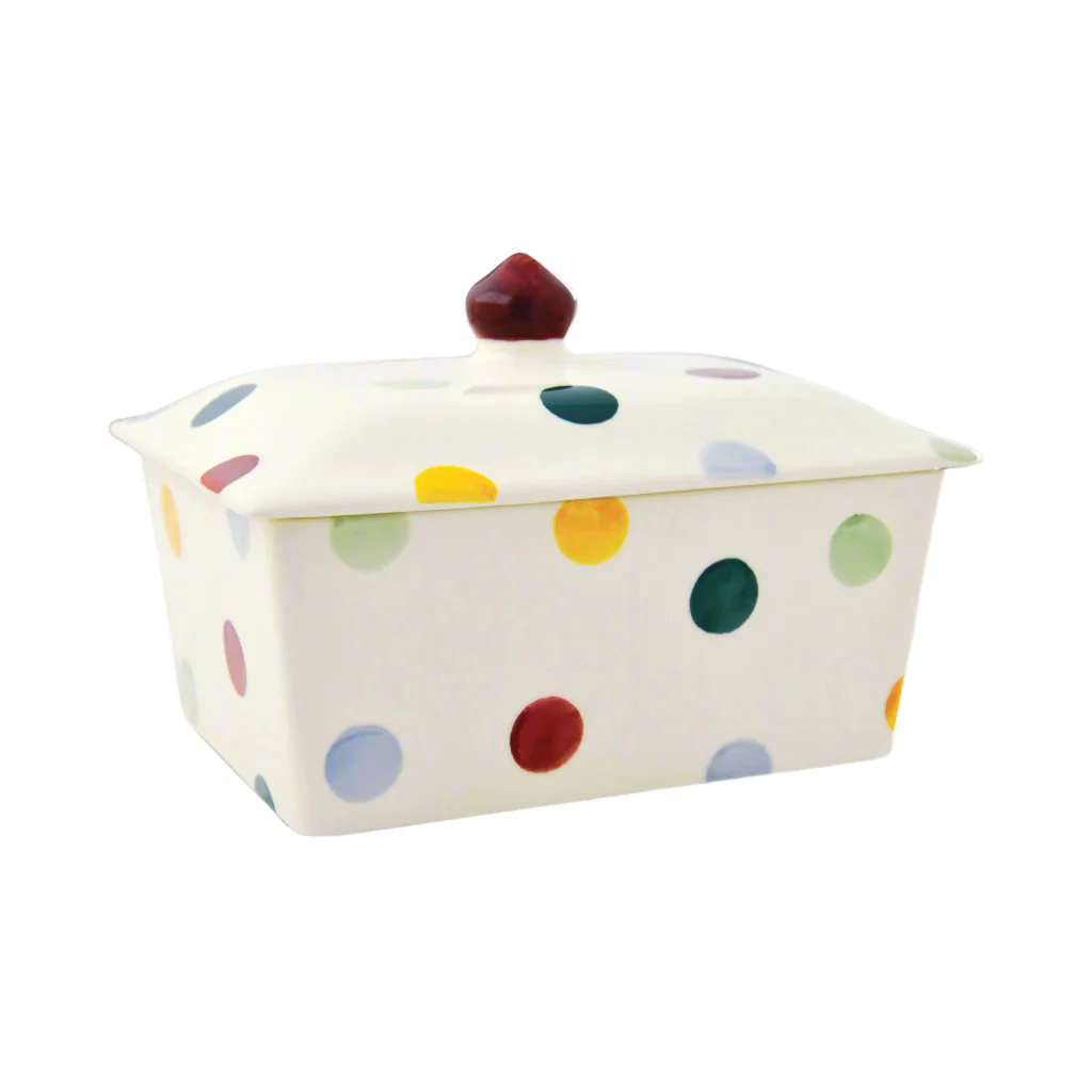 gifts for woman — Emma Bridgewater Polka Dot Small Butter Dish