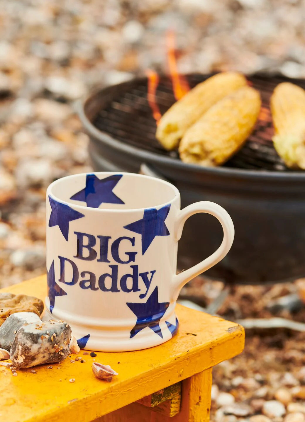 Big Blue Star Big Daddy Large Mug