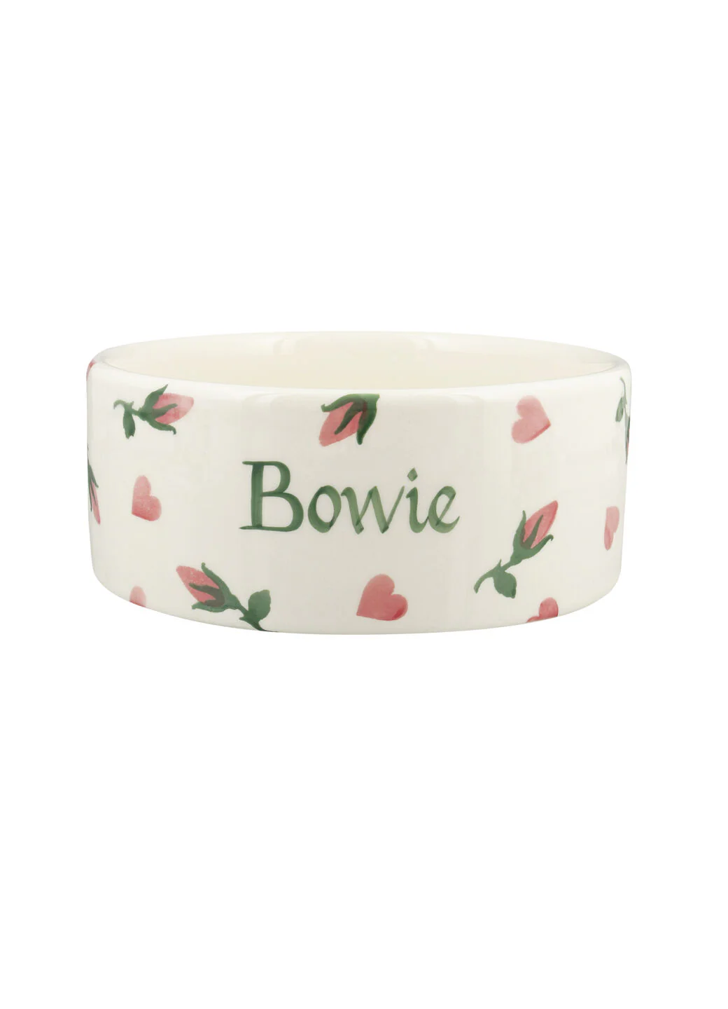 Personalised Little Rose Bud Large Pet Bowl