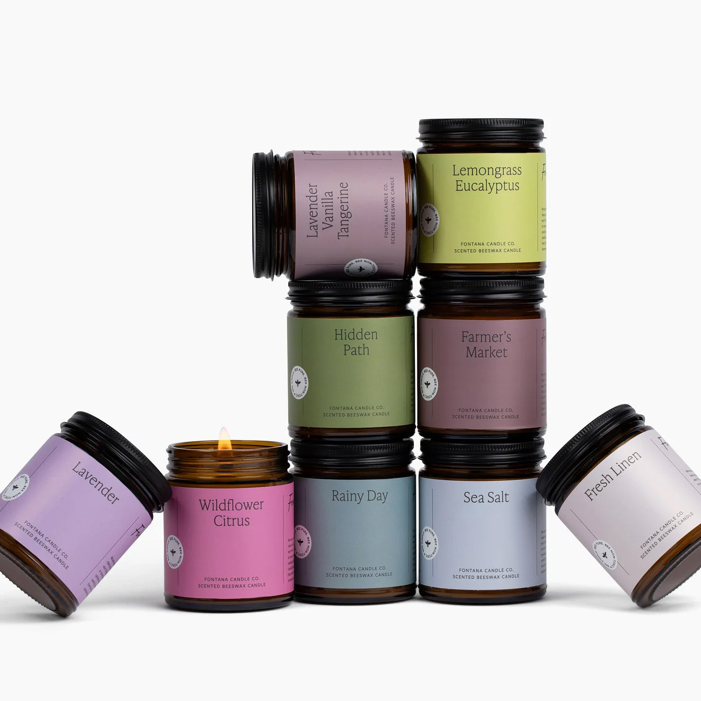 baby shower gifts for mom — Fontana Candle Company Ultimate Spring Jar Candle Bundle