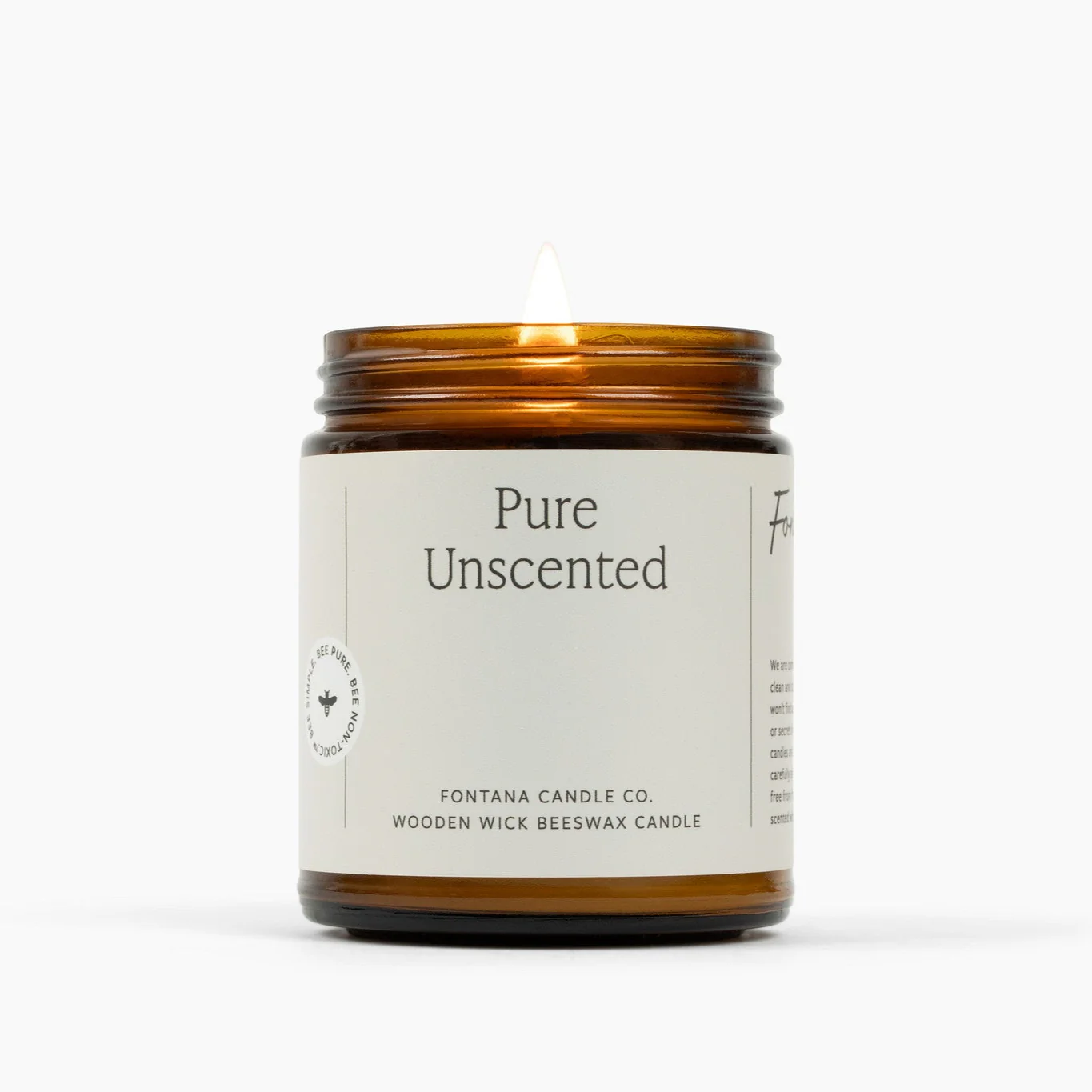 gifts for woman — Fontana Candle Company Pure Unscented Jar Candle