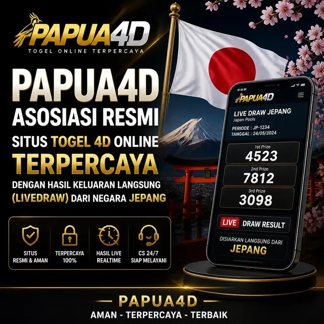PAPUA4D - Situs Resmi Asosiasi Togel 4D Online Terpercaya