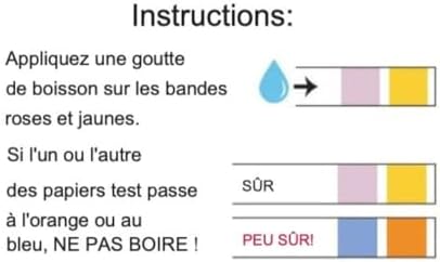 Vue 3 de Test Anti Drogue Pour
