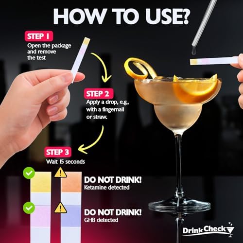 Vue 2 de Drinkcheck Lot De Bandelettes