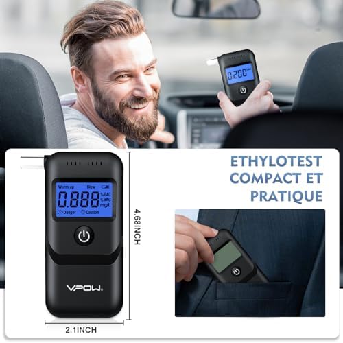 Vue 4 de Vpow Ethylotest Ethylotest Electronique