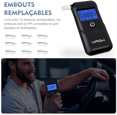 Vue 5 de Vpow Ethylotest Ethylotest Electronique