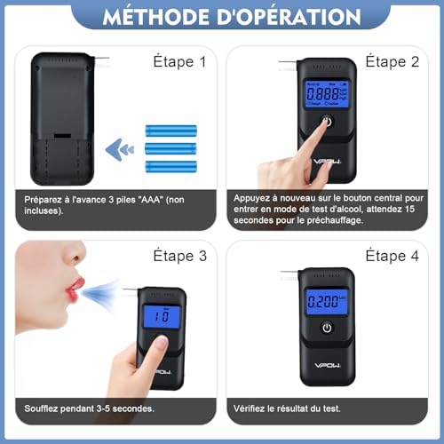 Vue 6 de Vpow Ethylotest Ethylotest Electronique