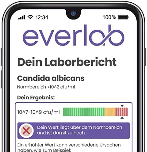 Vue 4 de Everlab Candida Test Candida