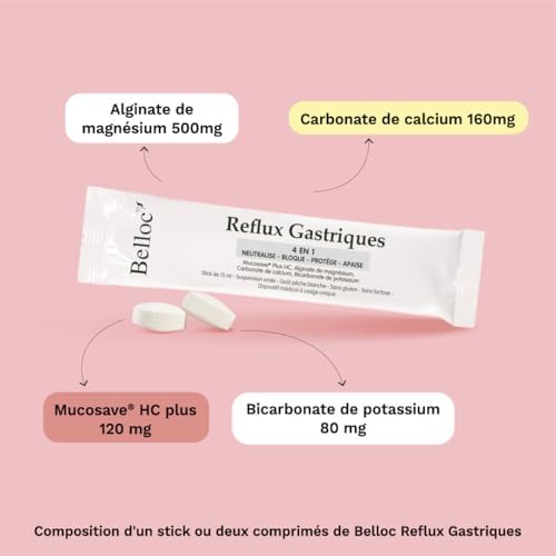 Vue 4 de Belloc Reflux Gastriques Sticks