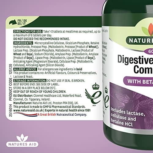 Vue 5 de Natures Aid Complexe Denzymes