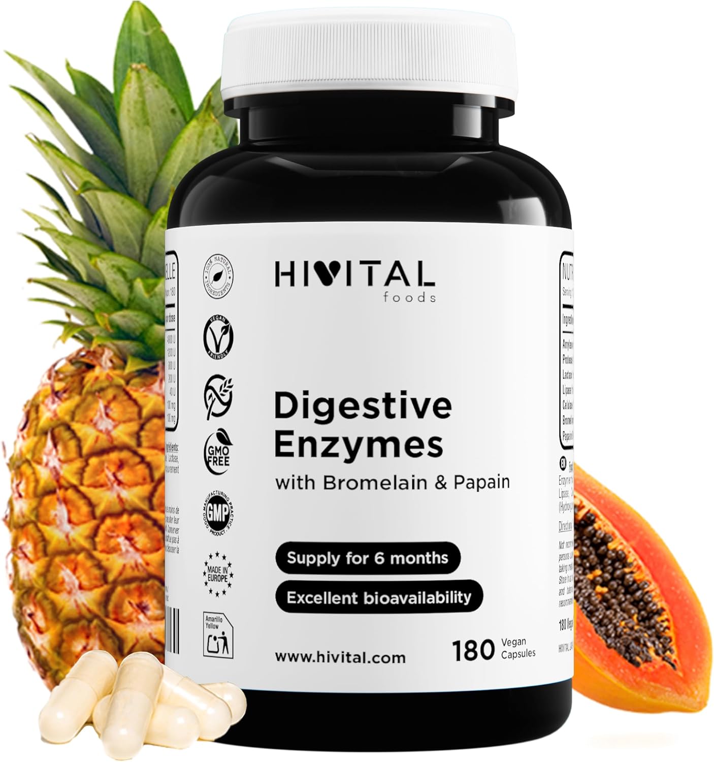 Enzymes Digestives Gelules Vegetaliennes
