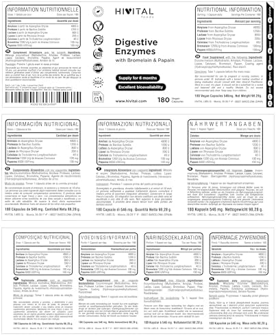 Vue 2 de Enzymes Digestives Gelules Vegetaliennes
