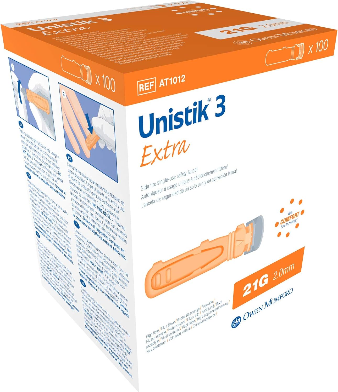 Unistik Extra Safety Lancets