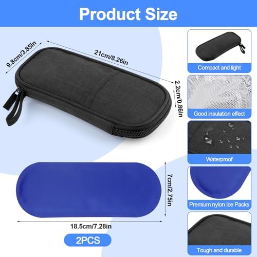 Vue 2 de Mxtimwan Insuline Trousse Isotherme