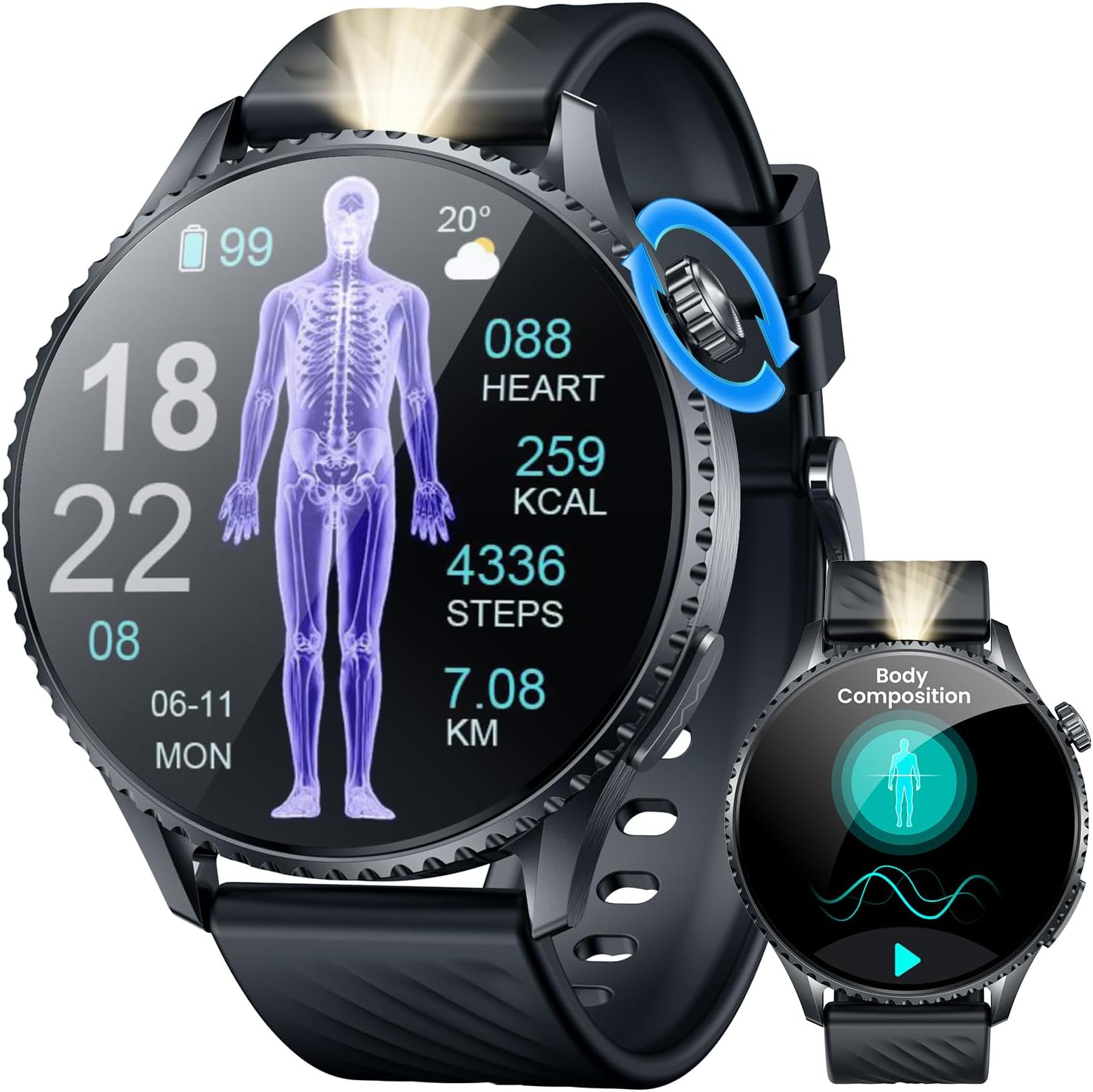Montre Connectee Homme Ecg