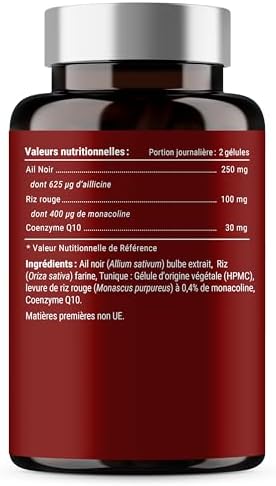 Vue 6 de Formule Cholesterol Ail Noir