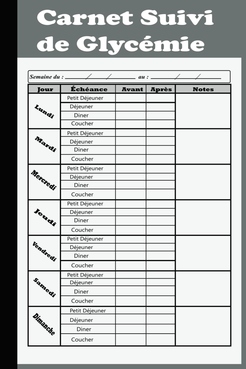 Vue 5 de Carnet De Glycemie Carnet
