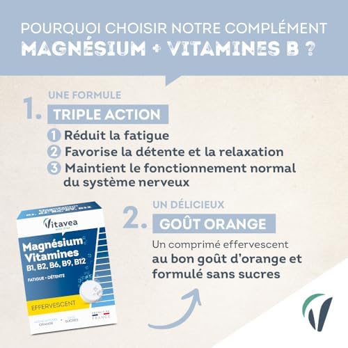 Vue 3 de Vitavea Bienetre Magnesium Vitamines