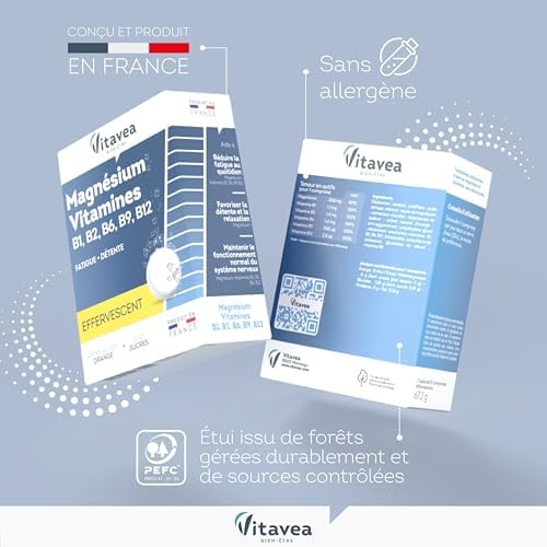 Vue 4 de Vitavea Bienetre Magnesium Vitamines