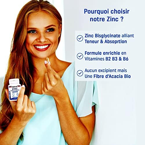 Vue 3 de Zinc Bisglycinate Naturel Mg