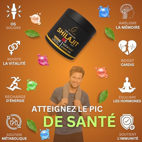 Vue 2 de Shilajit Pure Gene