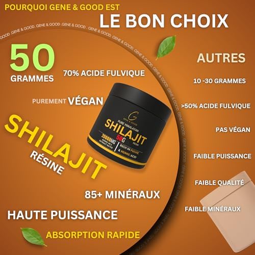Vue 6 de Shilajit Pure Gene
