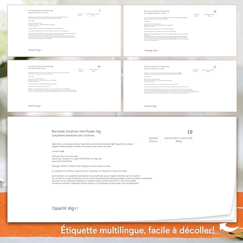 Vue 4 de Now Foods Colostrum Mg