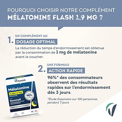 Vue 3 de Vitavea Melatonine Mg Hautement