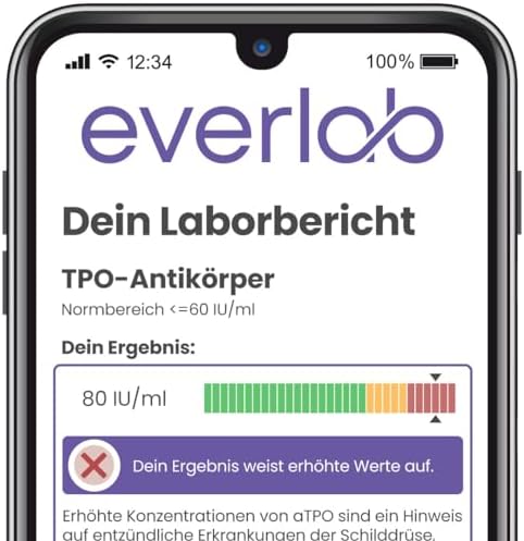 Vue 2 de Everlab Hashimoto Test Verification