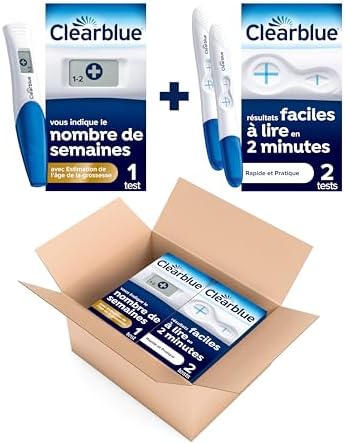 Vue 2 de Clearblue Tests De Grossesse