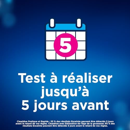 Vue 4 de Clearblue Tests De Grossesse