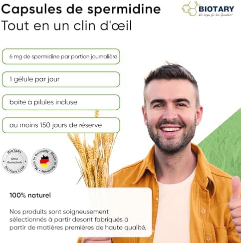 Vue 2 de Spermidin Mg Gelules Pilulier