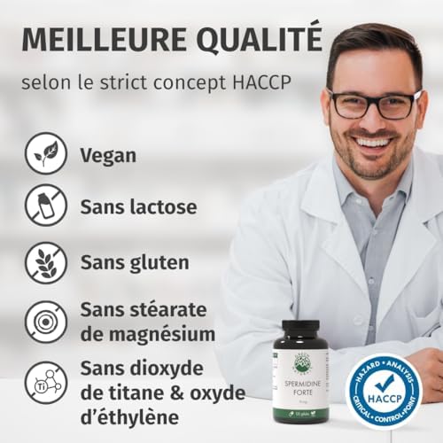 Vue 5 de Spermidine Forte Hautement Dose