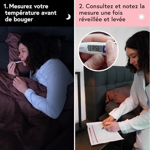 Vue 3 de Digital Basal Body Thermometer