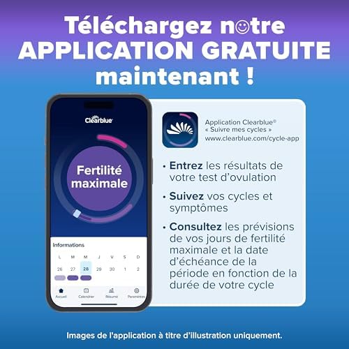 Vue 6 de Clearblue Test Ovulation Digital