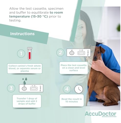 Vue 6 de Test Accudoctor Ag Dirofilariose