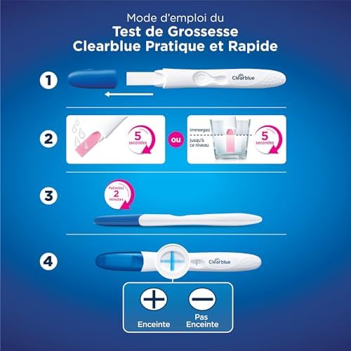 Vue 7 de Clearblue Test De Grossesse