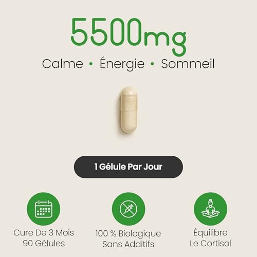 Vue 2 de Ashwagandha Bio Gelules Extra