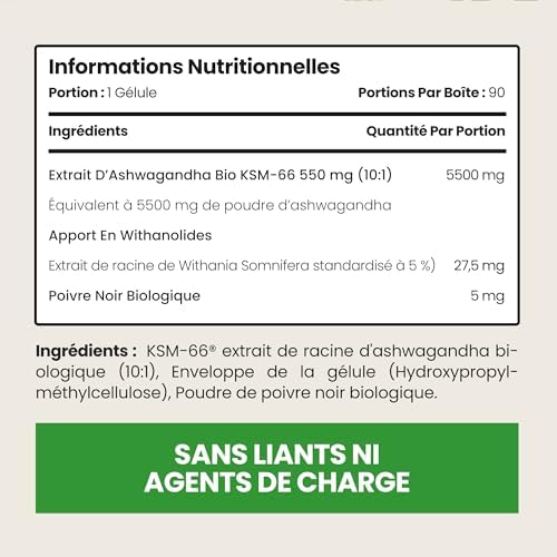Vue 4 de Ashwagandha Bio Gelules Extra