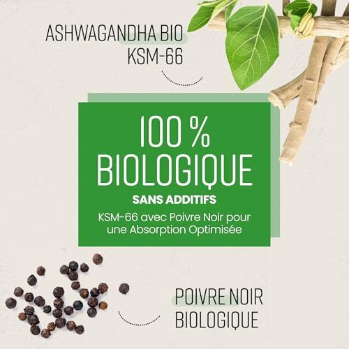 Vue 6 de Ashwagandha Bio Gelules Extra